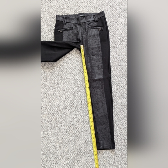 NWOT Suko Jeans Womens (Size 4) Elastic Waist w/Faux-Leather Panels Skinny Pants - Picture 14 of 16